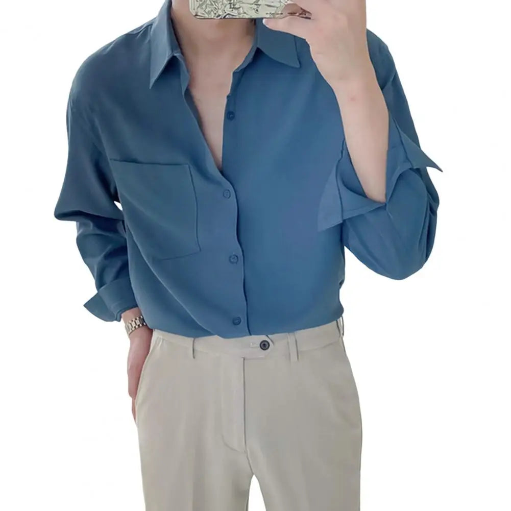 Chemise Décontracté Old Money Homme