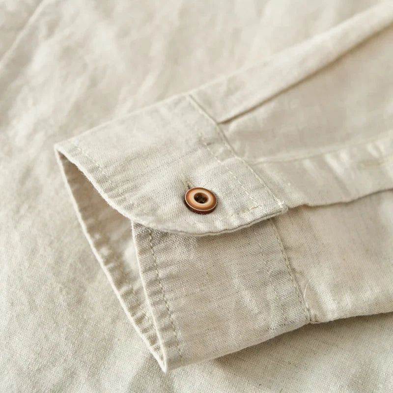 Chemise en Lin Old Money Homme