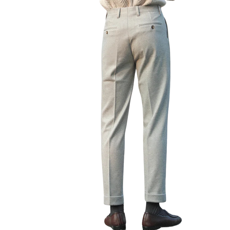 Pantalon Élégant Old Money Homme