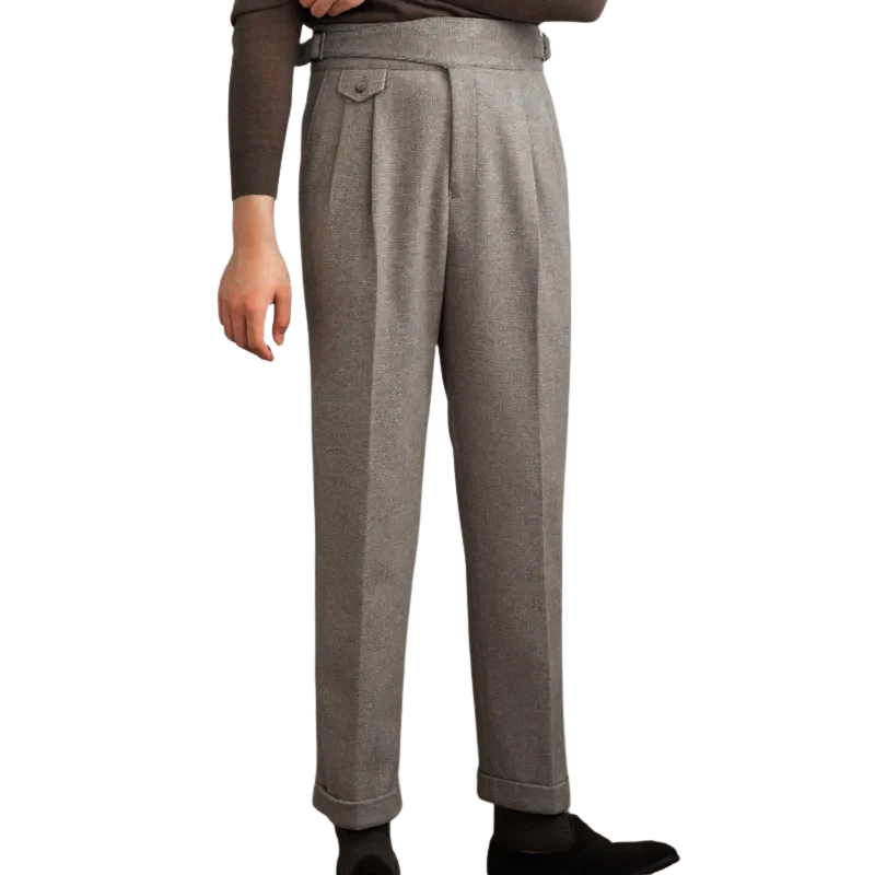 Pantalon Vintage Old Money Homme