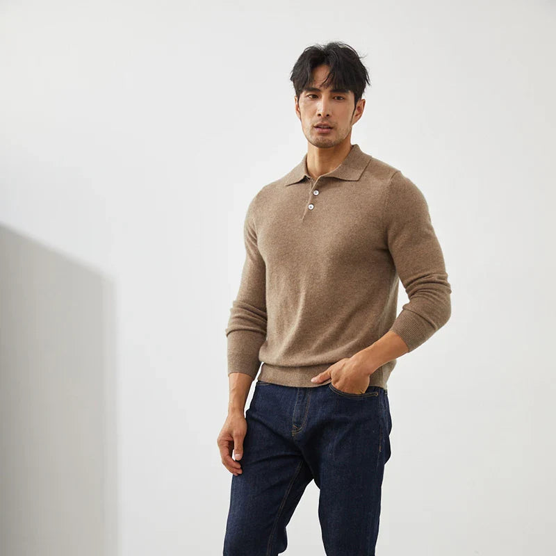 Polo 100 Cachemire Homme