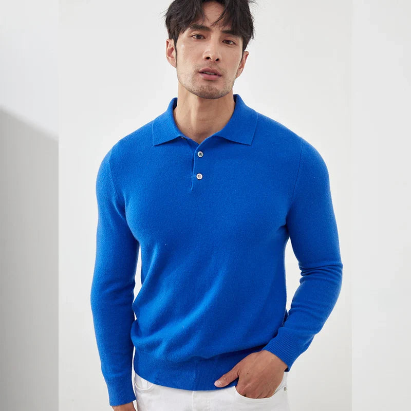 Polo 100 Cachemire Homme