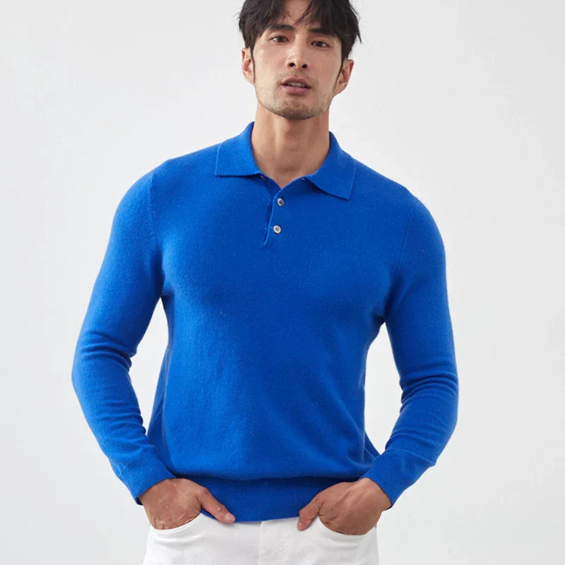 Polo 100 Cachemire Homme