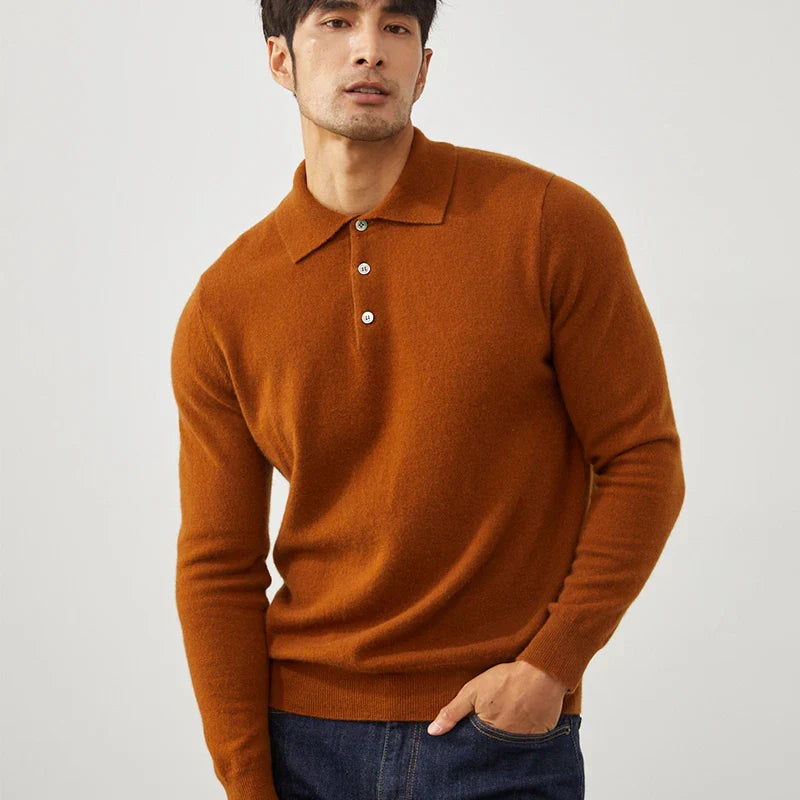 Polo 100 Cachemire Homme