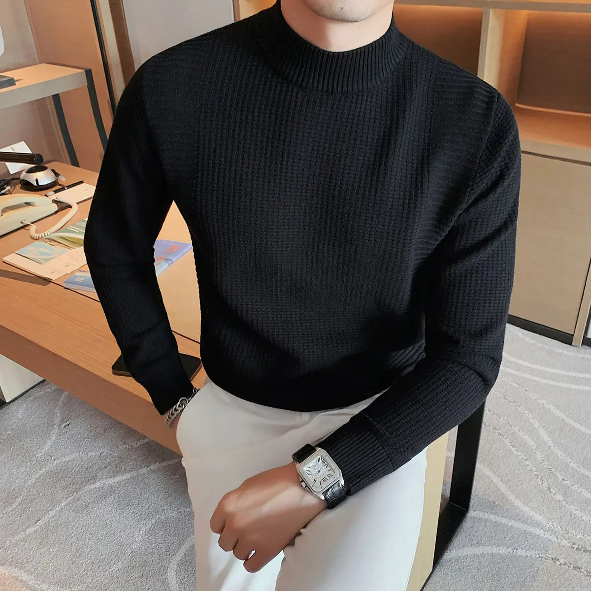 Pull Décontracté Old Money Homme