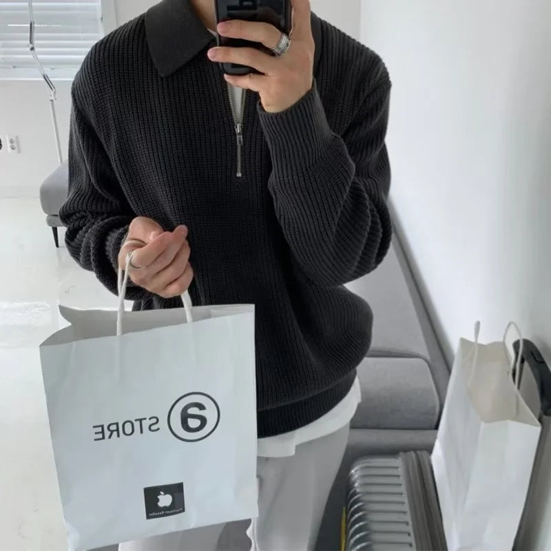 Pull Zippé pour Homme Old Money