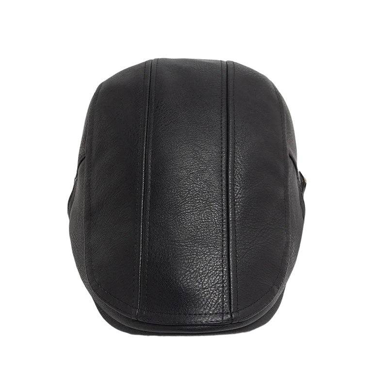 Béret Old Money en Cuir