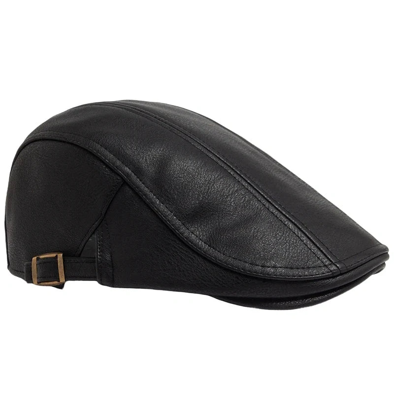 Béret Old Money en Cuir