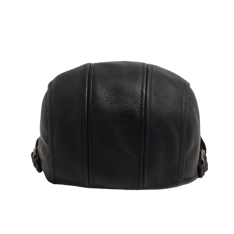 Béret Old Money en Cuir