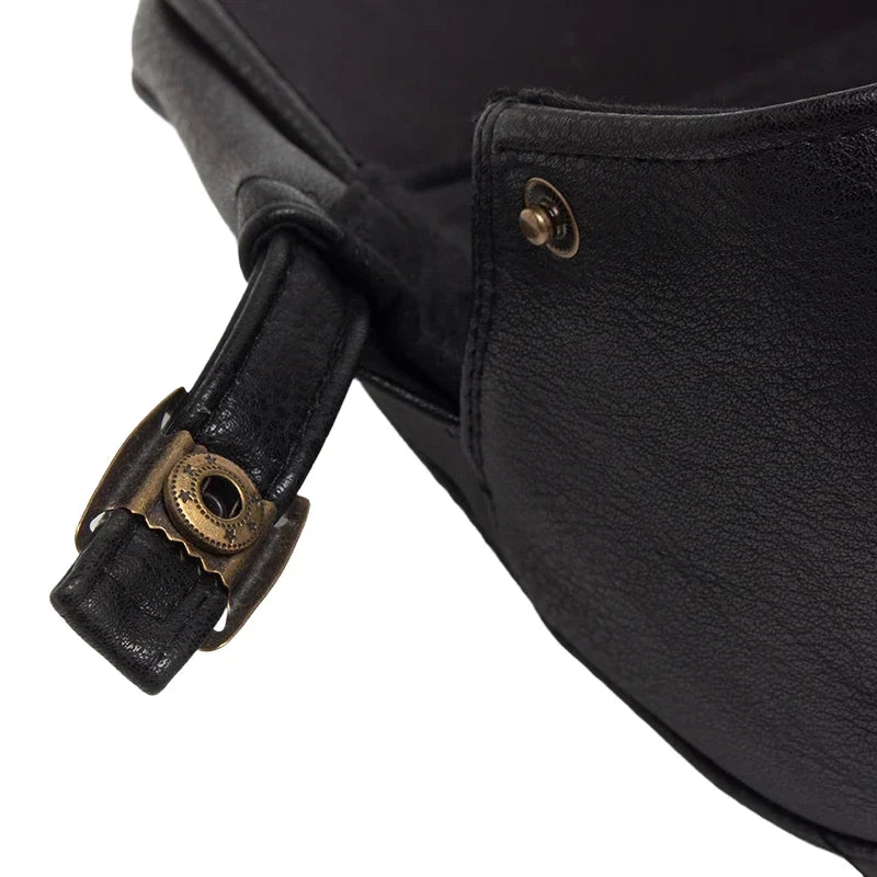 Béret Old Money en Cuir