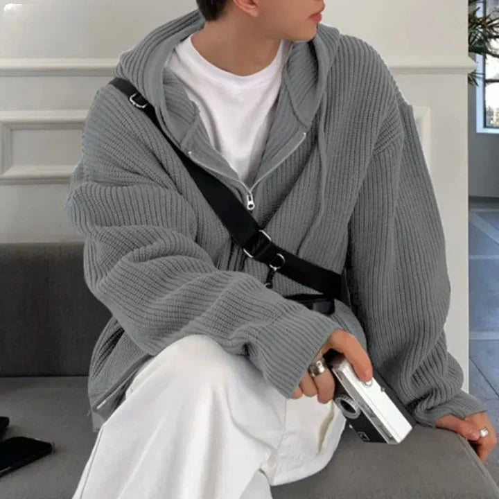 Cardigan Old Money Zippé