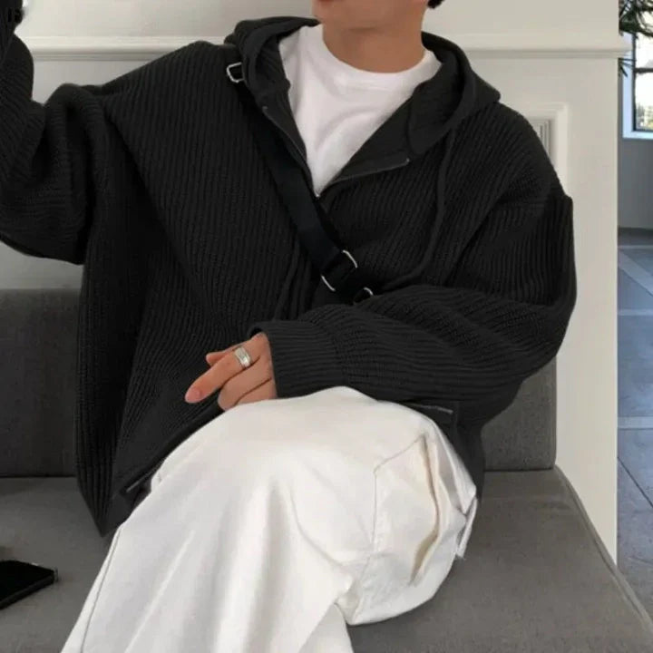 Cardigan Old Money Zippé