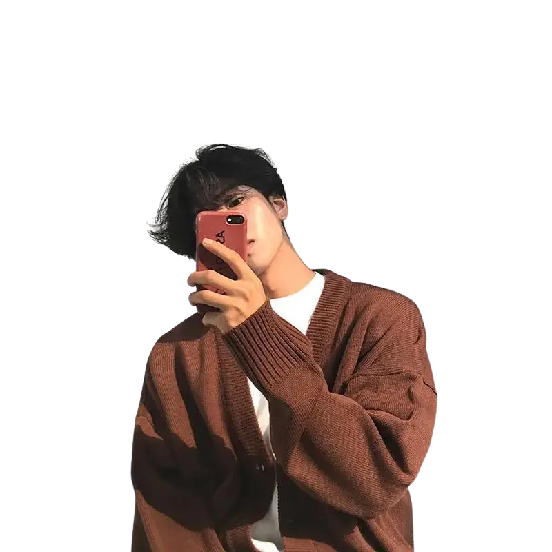 Cardigan Old Money à Bouton Homme