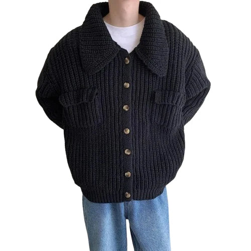 Cardigan Old Money à Col