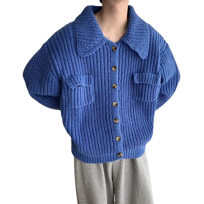 Cardigan Old Money à Col