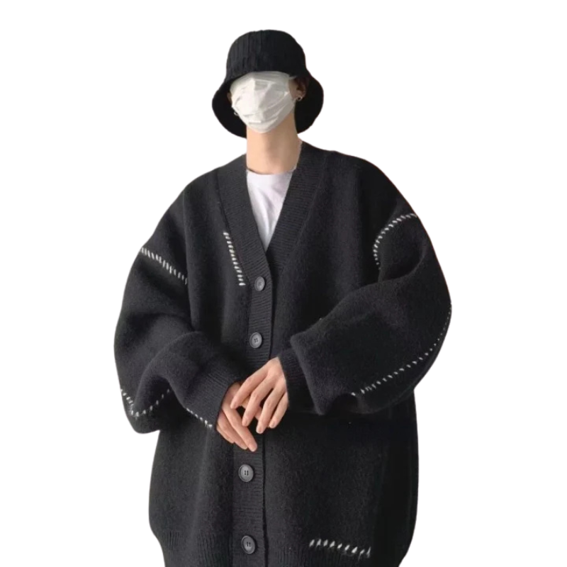 Cardigan Old Money en Laine