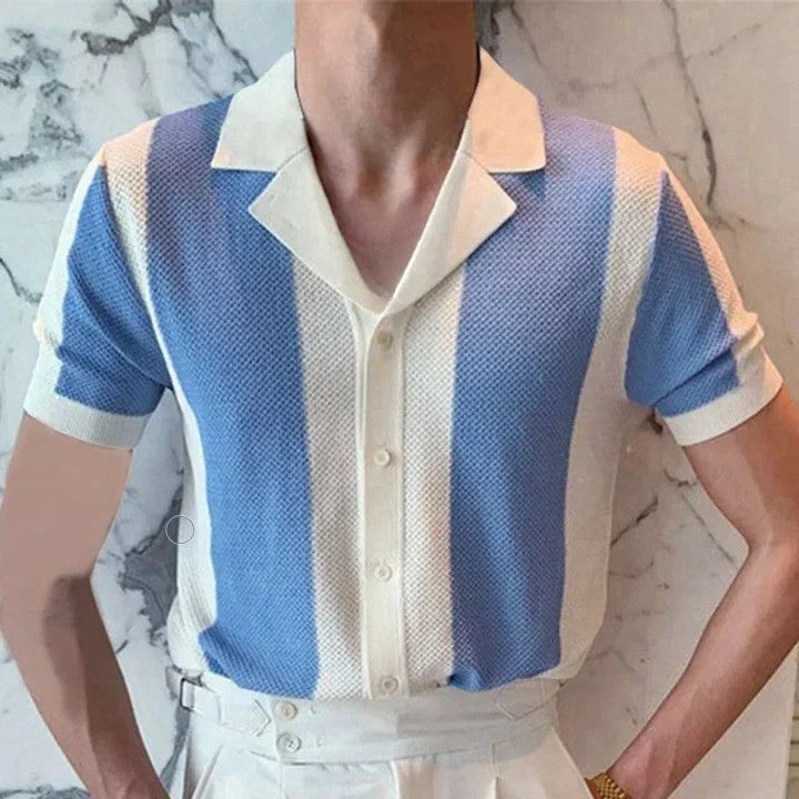 Chemise Bleu Ciel Old Money Homme
