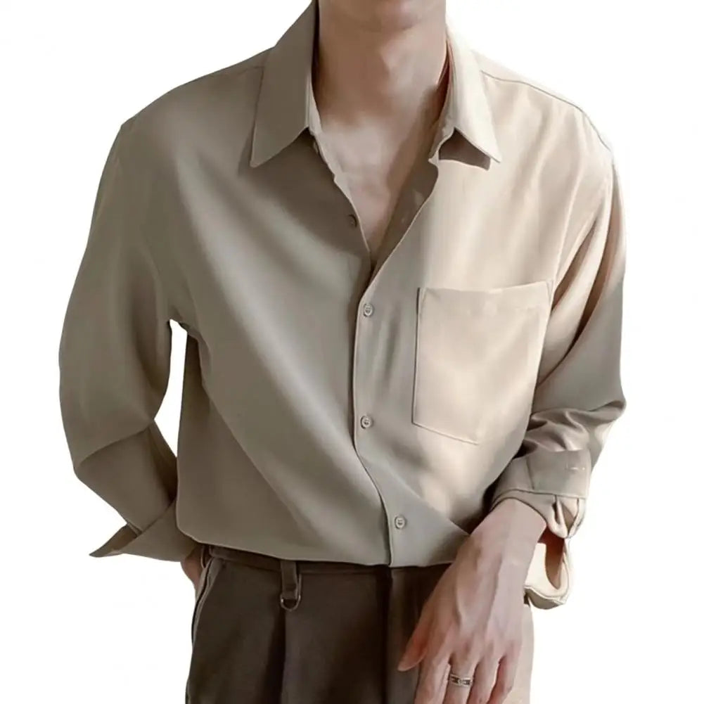 Chemise Décontracté Old Money Homme