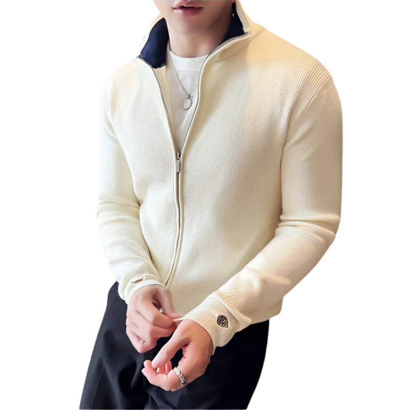 Gilet avec col homme