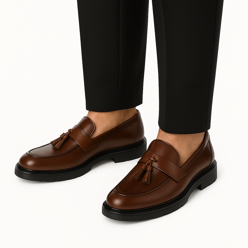 Mocassins Homme à Semelle Épaisse