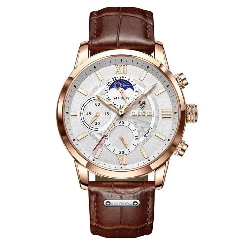 Montre Old Money Cuir Classique