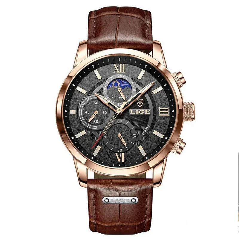 Montre Old Money Cuir Classique