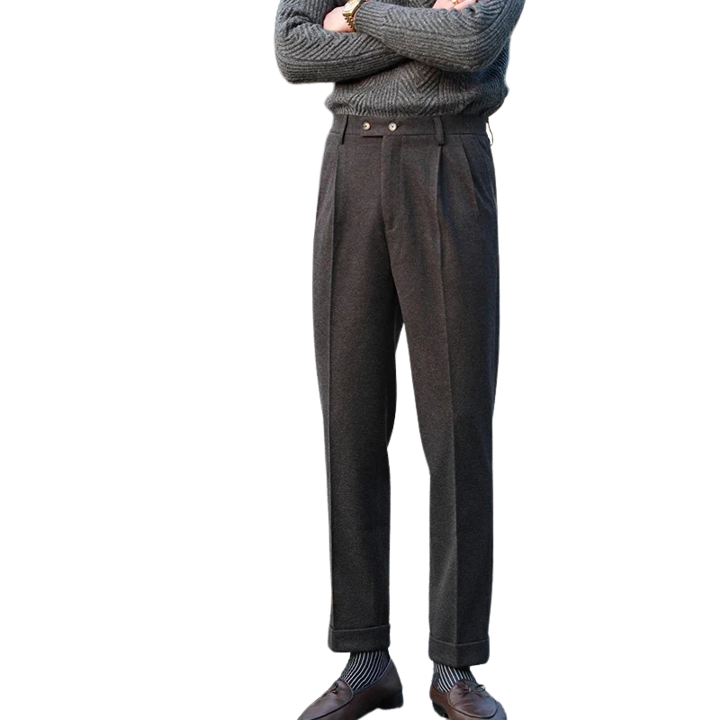 Pantalon Élégant Old Money Homme