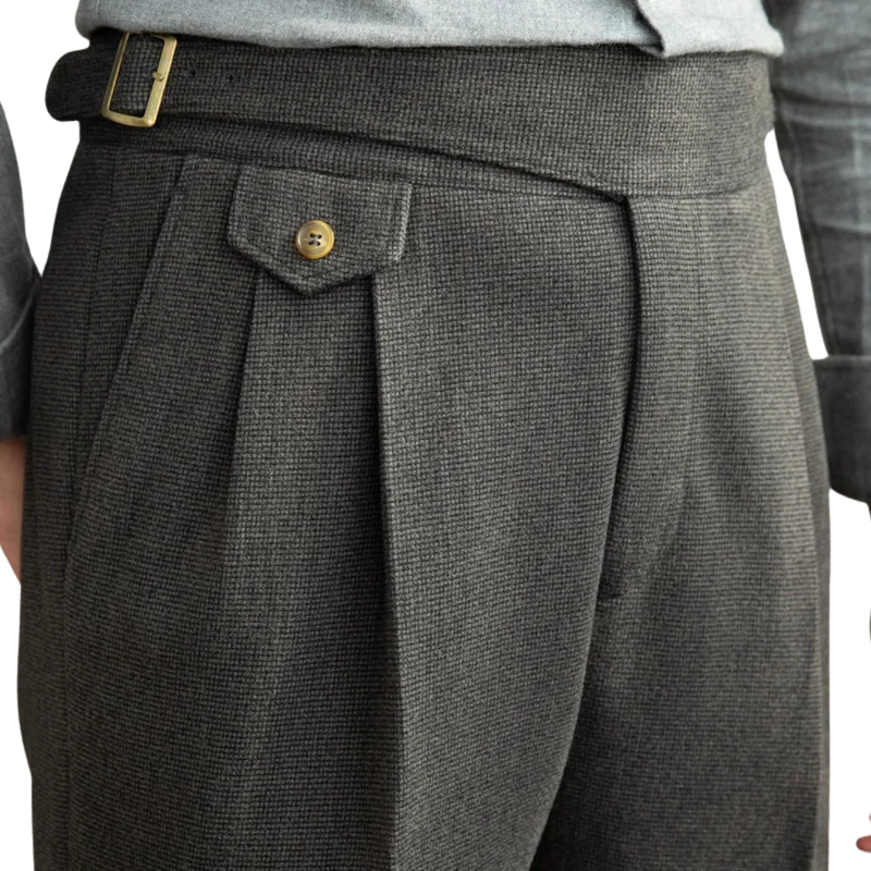 Pantalon Vintage Old Money Homme