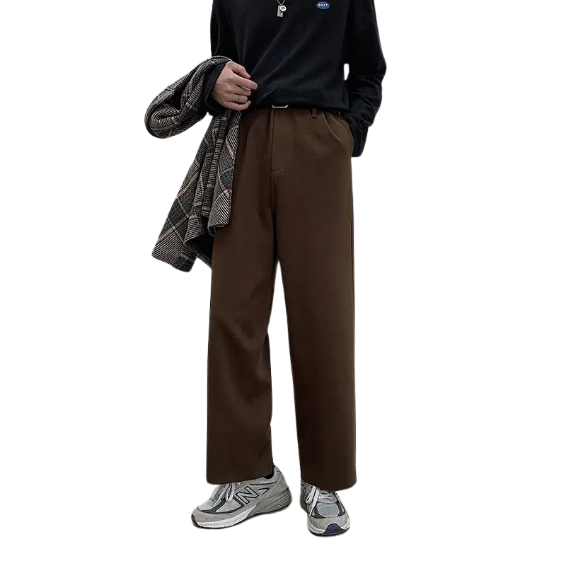 Pantalon en Laine Old Money Homme