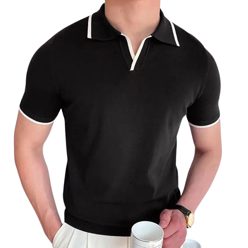 Polo Blanc Old Money Homme